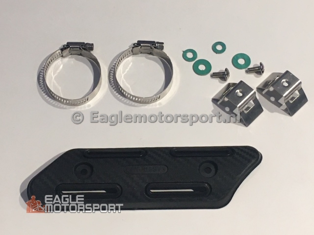 Hitteschild (zwart) 50 mm x 190 mm